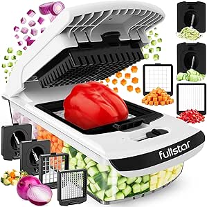 Read more about the article Fullstar The Original Pro Chopper – Vegetable Chopper and Spiralizer, Food Chopper with Container, Fruit Slicer, Kitchen Gadgets & Accessories, Home Essentials (4 in 1, White)